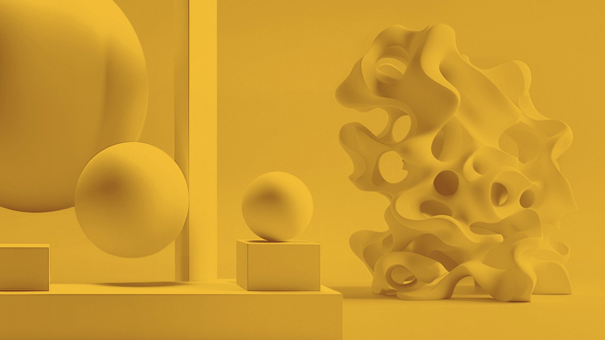 spheres, shapes on a plane