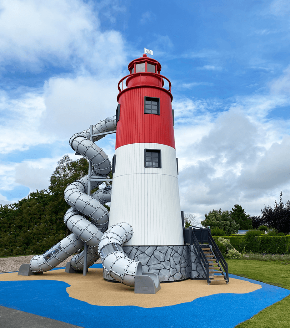 Tower with slides