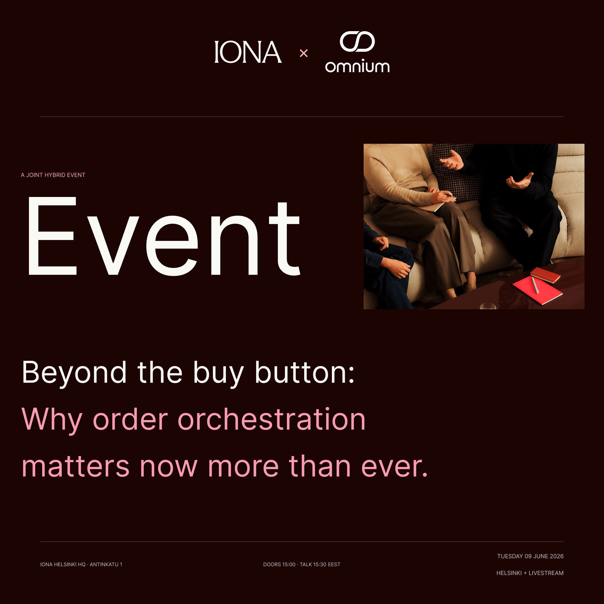 Order management event image