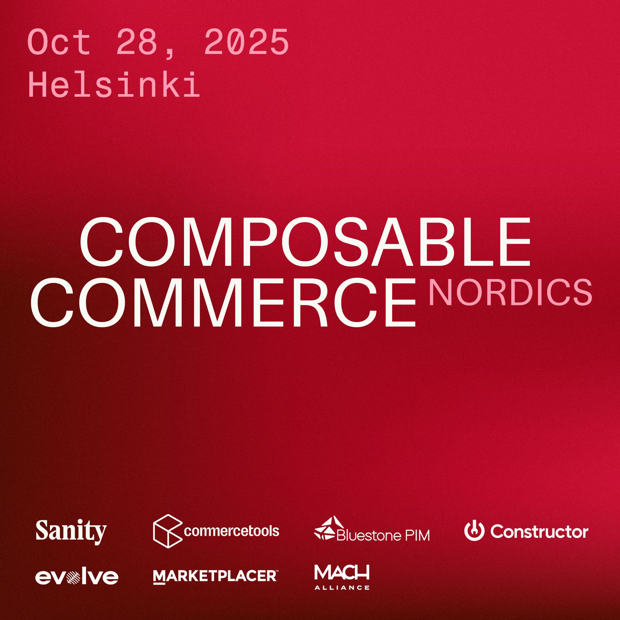 Composable Commerce Nordics 2025 logo