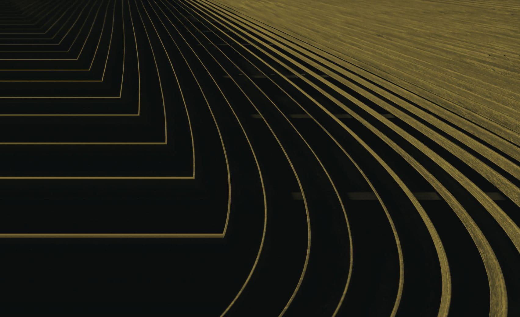 Abstract image of curved beams