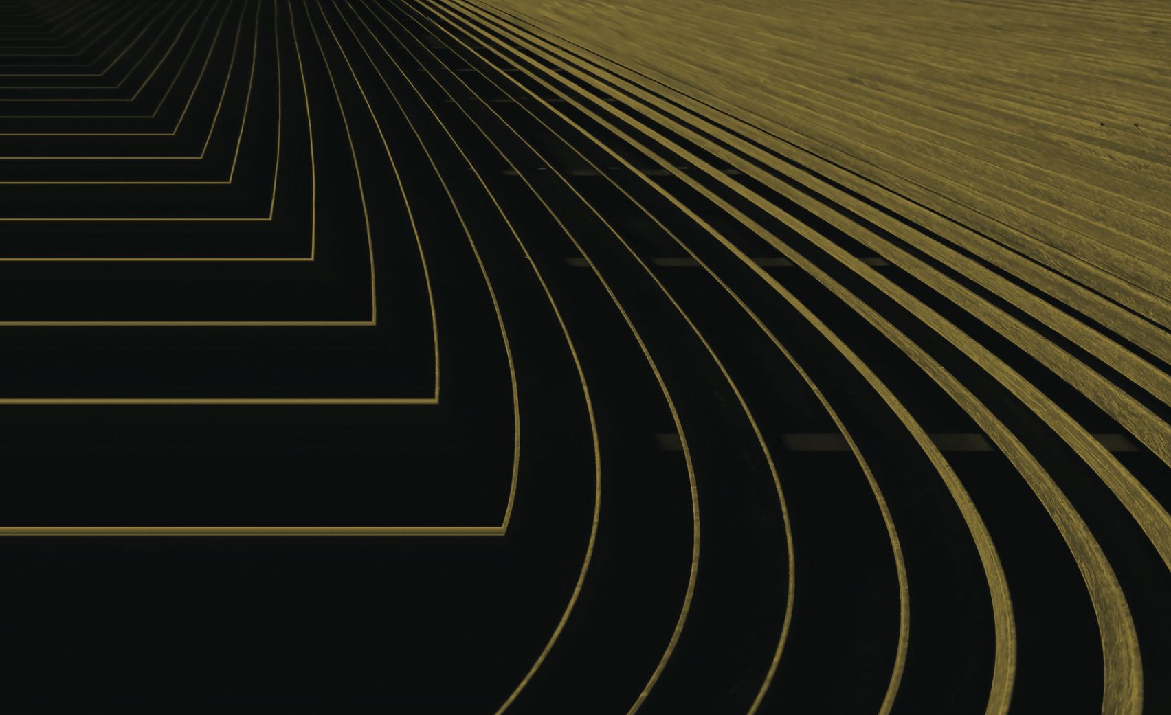 Abstract image of curved beams