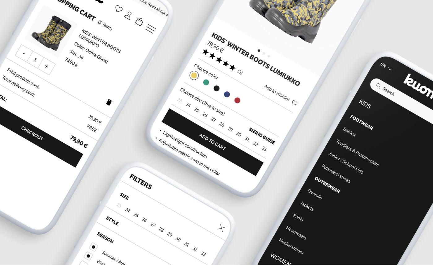 UI image of Kuoma store