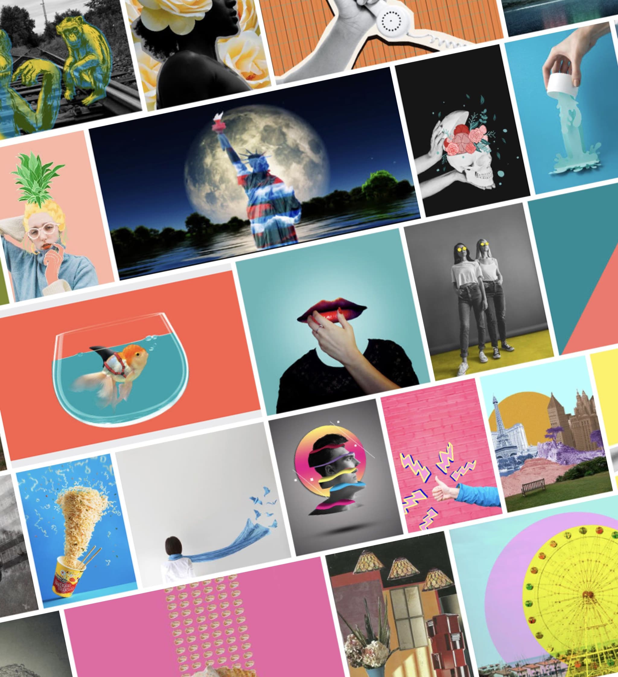 Alamy image grid